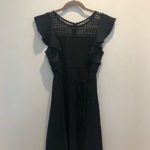 Black maternity dress